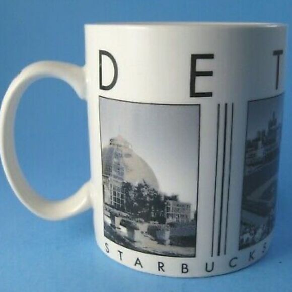 Starbucks vintage 2003 Detroit City Scenes Series 16 oz. Mug - Picture 1 of 13
